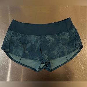 blue lululemon shorts